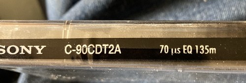 Sony CD-IT High Bias Type II 90 min Slim Case Cassette New - Picture 3 of 3