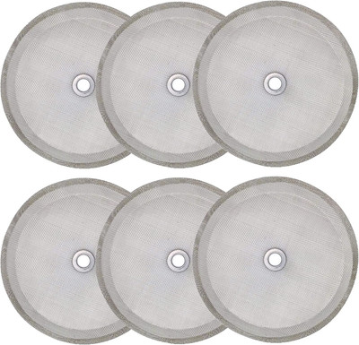 6 Pieces French Press Filters Screen, 4 Inch Stainless Steel Mesh Screen and Rep