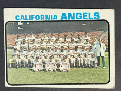 VINTAGE 1973 Topps CALIFORNIA ANGELS # 243 - VG - MC
