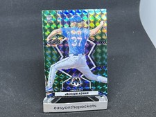 2022 Panini Mosaic Jackson Kowar Green Rookie Prizm #224 Royals