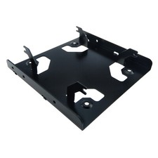 2.5 Dual SSD to 3.5in Bracket PC HDD Drive Bay Mount Holder Metal Frame Adapter