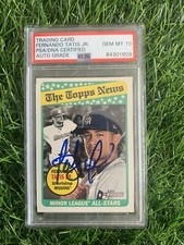 Fernando Tatis Jr. Signed 2018 Topps Heritage “PSA 10” Error Card - See back