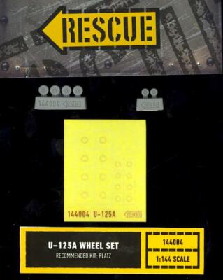 Rescue Models 1/144 RAYTHEON U-125A WHEEL SET Resin Set with Paint Masks