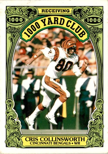 1986 Topps #17 Cris Collinsworth 1000 Yard Club