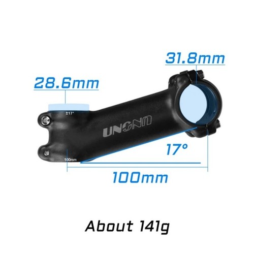 Ultralight Bike Stems 7 17 Degree MTB Road Bicycle Stems 31.8mm 60-130mm Parts - Picture 37 of 42