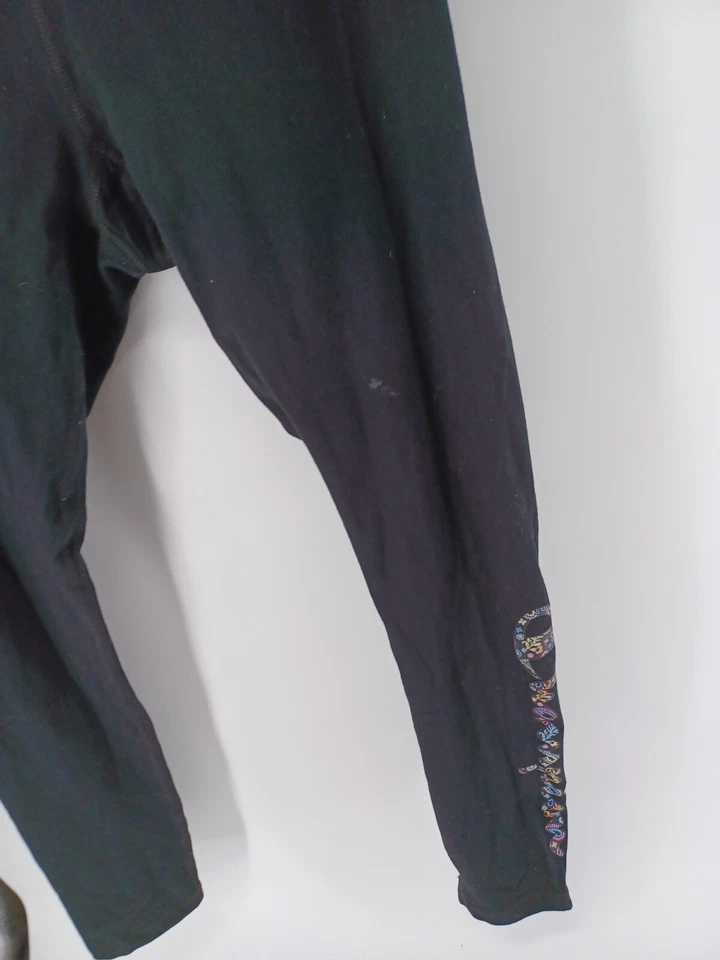 Legging Champion para mujer X-grande negro auténtico ropa deportiva cintura elástica Foto 3 de 4