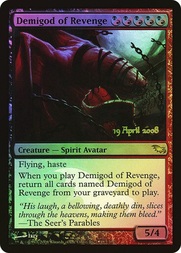 Demigod of Revenge (Prerelease) (Shadowmoor) foil English MTG Magic EX |  eBay