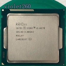 4Th Gen Intel Core i5-4670 LGA 1150 CPU Processor Haswell Quad-Core 3.4 GHz 6MB