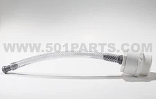 High Flow Spout For 5 Gallon Military Jerry Can - 1” Diameter Hose 18" Long