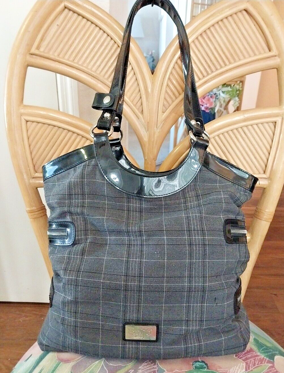 Awesome Rare Beijo Couture Reversible Handle Handbag/Satchel