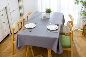 Duoguan Rectangular PVC Vinyl Oilcloth Tablecloth Wipe Clean Plain... Duoguan Rectangular PVC Vinyl Oilcloth Tablecloth Wipe Clean Plain...