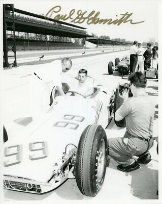 PAUL GOLDSMITH AUTOGRAPHED 1963 INDY 500 NASCAR MOTORCYCLE ...