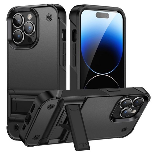 For Apple iPhone 14 /Plus Pro Max Heavy Duty Kickstand Hybrid Armor Case Cover - Picture 5 of 43