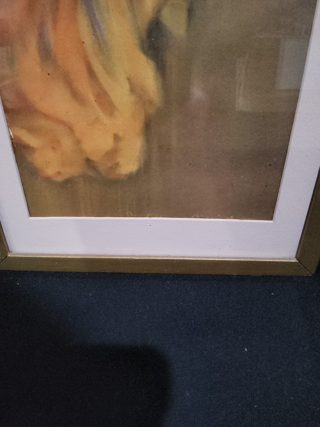 1914 Pabst Blue Ribbon Extract Yard Long American Flapper Girl Calendar Framed