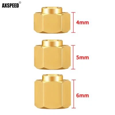 AXSPEED 4Stk für 1/18 TRX4-M RC Auto Rad Sechskant Nabe Verlängerungen