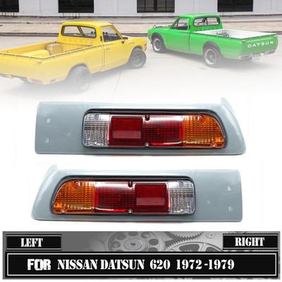 Pair LR Set Tail Lights Lamp W/ Case For Nissan Datsun 620 1600 Pickup 1972-1979