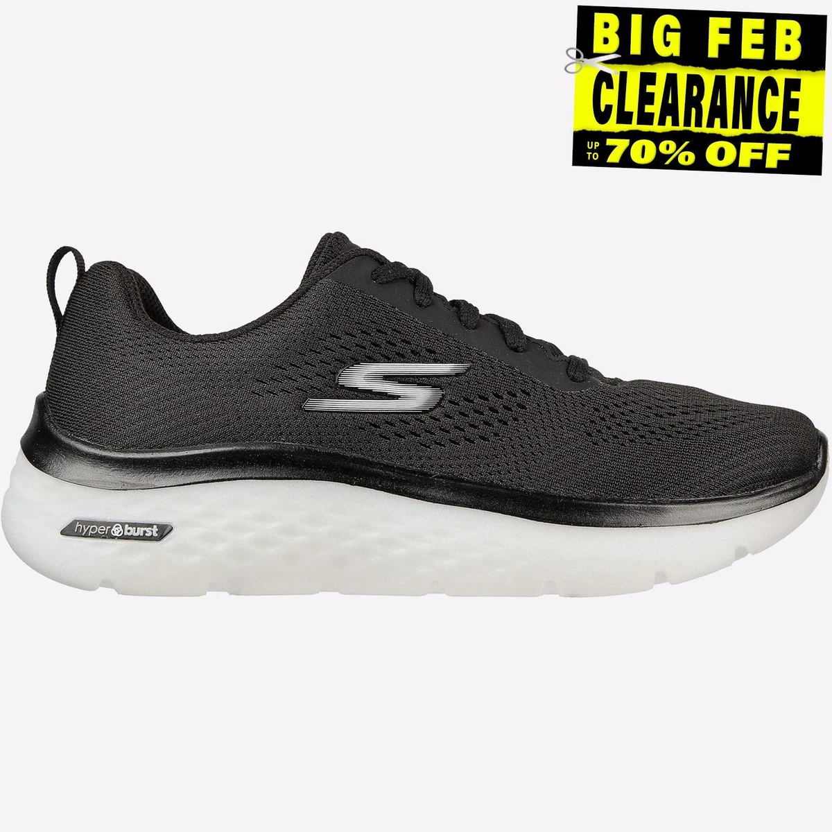 Skechers womens gowalk 2025 4 exceed trainers black