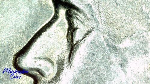 1959 D Jefferson Nickel - Die Polishing Trails & Flow Lines - Rare Error Coin - Picture 12 of 20
