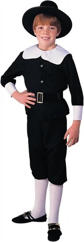Rubie's Child's Pilgrim Boy Costume, Large (12-14), Shirt/Pant/Belt