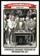 2023 Topps Heritage Freedom of Information Act #NF-9