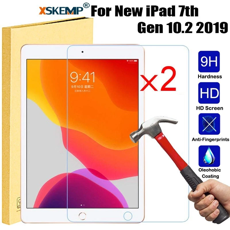 2Pcs For iPad 10.2 in 9th 8th 7th Generation 9H Tempered GLASS Screen Protector - Image 3 of 4