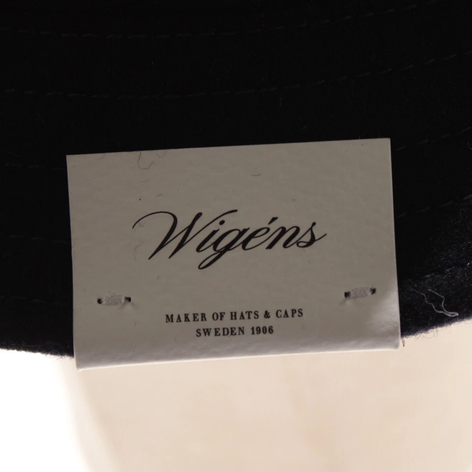 Wigens NWT Bucket Hat Size 59, 7 & 3/8ths in Solid Blue 100% Wool - Image 4 of 4