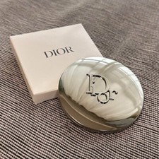 Dior novelty silver 2024 double compact mirror 7cm