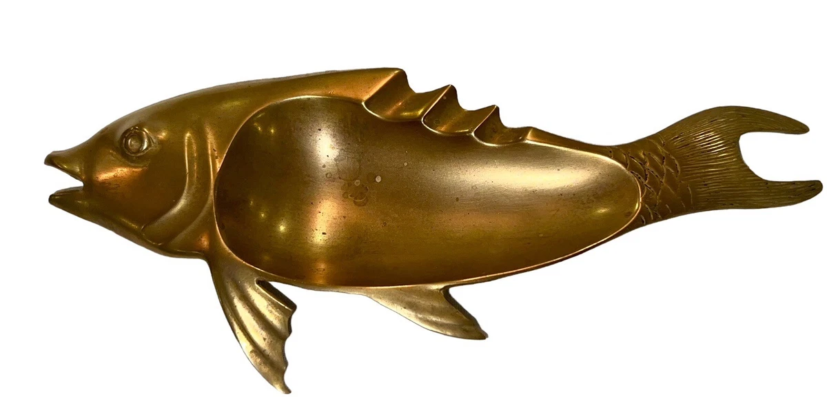 Brass Fish Ashtray Indiana Collectible Ashtrays for sale | eBay