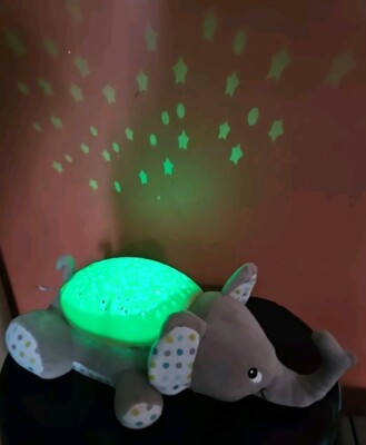Swaddle Me Slumber Buddies Elephant Night Light Soothing Sounds UK