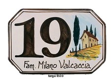 Insegna In Ardesia 30 Cm X 30 Cm, Grande Targa Personalizzata Incisa Al Laser - Italia - Foto 2