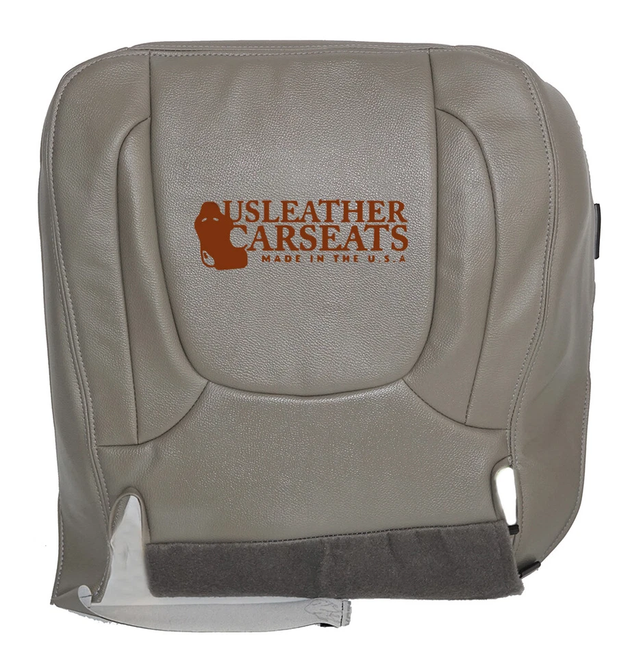 Cubierta de asiento de cuero sintético marrón topo inferior izquierdo y derecho para Dodge Ram 1500 2005 Foto 2 de 4