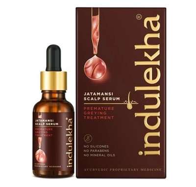 Indulekha Jatamansi Scalp Serum Premature Greying Hair Treatment  30ml