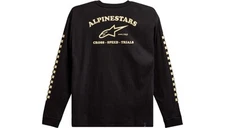 Alpinestars 12137184010XL Sunday Long-Sleeve T-Shirt XL Black