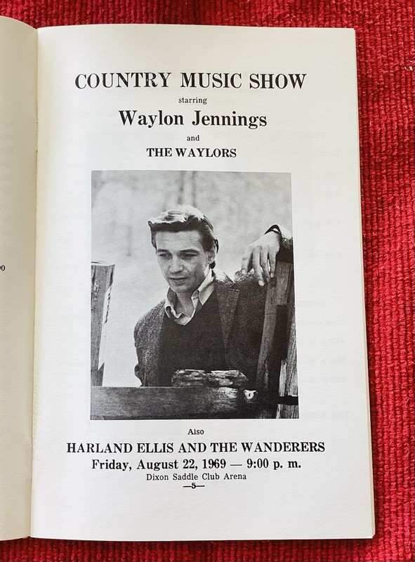 1969—Waylon Jennings & The Waylors - 1969 -Souvenir Program