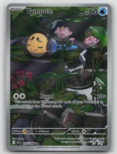 Tympole Holo SV: Black Bolt 103/086 NM