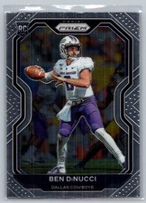 Ben DiNucci 337 2020 Panini Prizm RC Rookie Dallas Cowboys Card