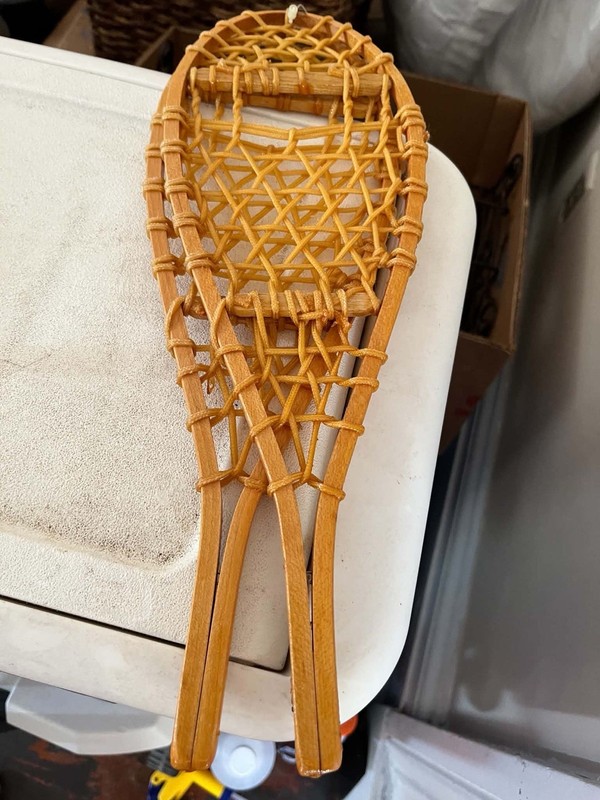Miniature Snow Shoes Decor