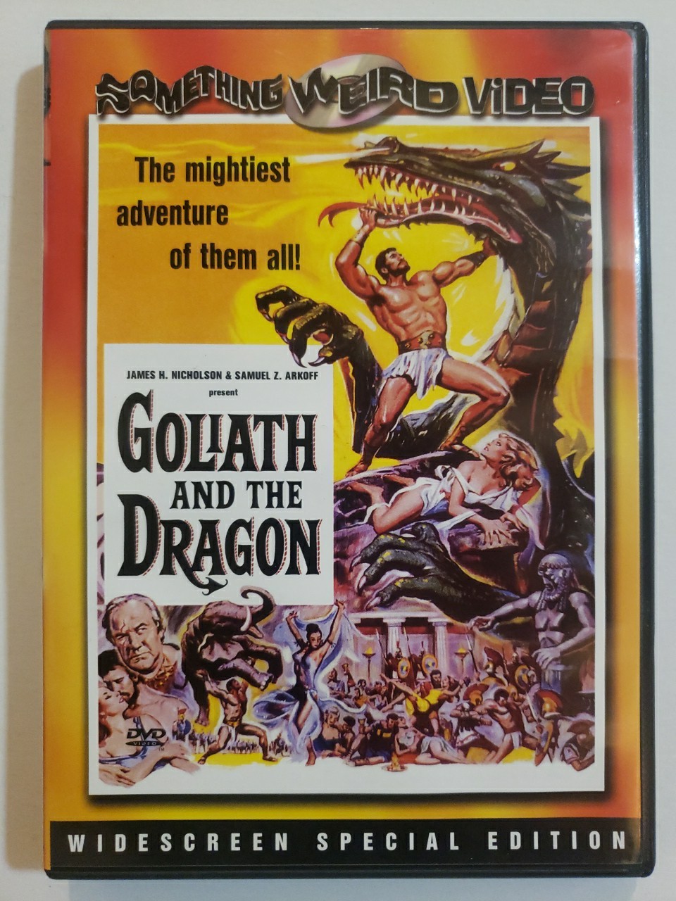 Goliath and the Dragon, Special Edition (Region Free DVD, 1960) In Excellent Con