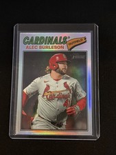 🔥Alec Burleson 2026 Topps Heritage #165 Chrome Refractor Cardinals SP