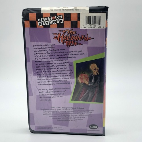 The Halloween Tree VHS Video Cartoon Network Black Clamshell Rare OOP Animated - Bild 3 von 7
