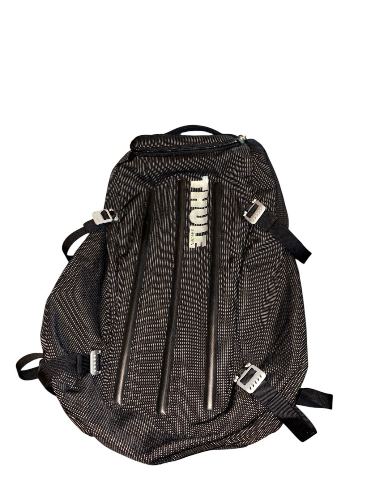Thule Black Silver Duffel Backpack - image 1