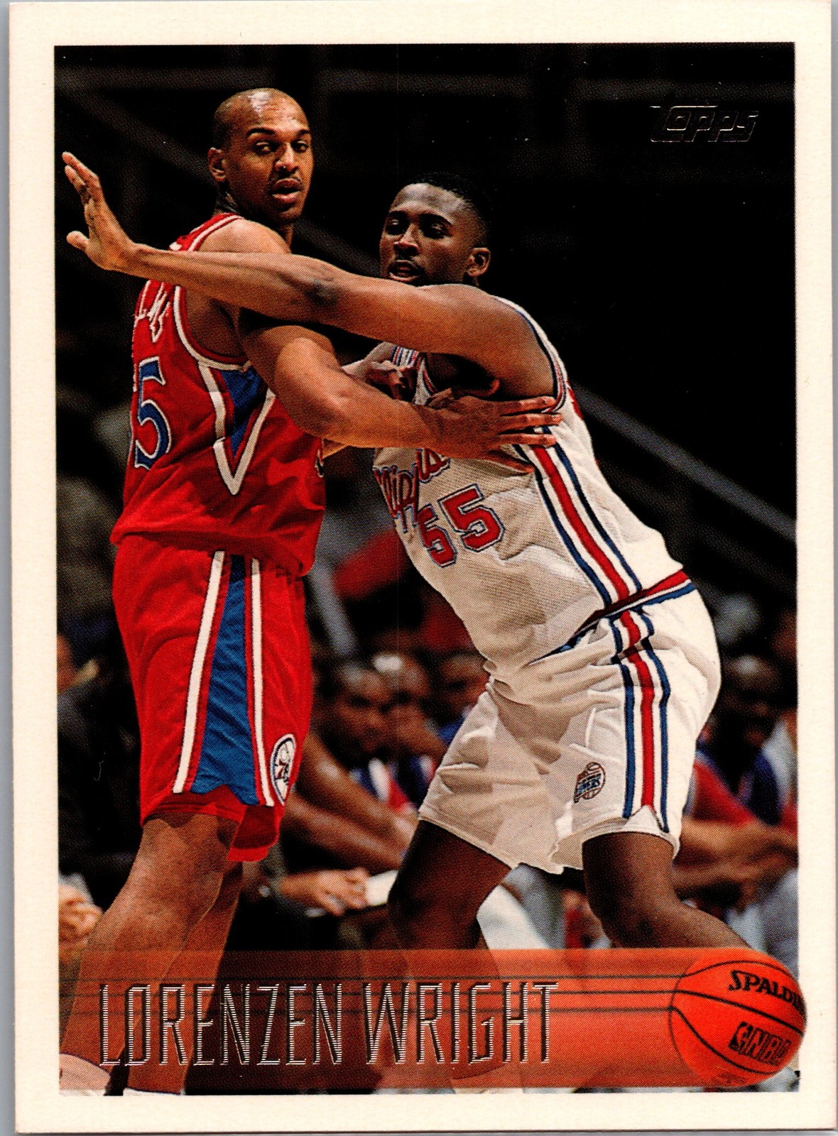 1996-97 Topps #142 Lorenzen Wright RC Rookie Card