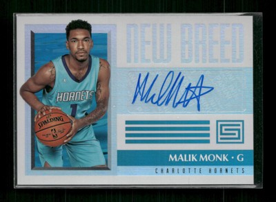 2017-18 Panini Status #NB-MMK Malik Monk New Breed Autographs Auto