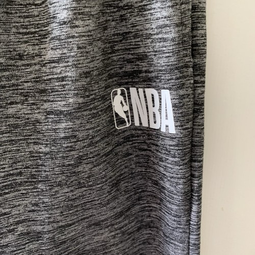NBA Logo Boys Gray Active Athletic Pants Elastic Waist Size Large (14-16) - Picture 2 of 11