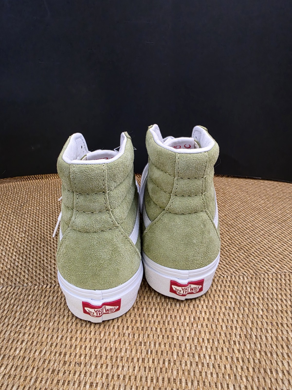 Vans Sk8-Hi Suede Sage Green High Top Shoes Men 5.5 Women 7 Brand New thumbnail 4