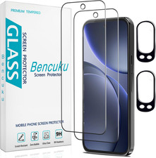 2 Pack Screen Protector for Google Pixel 9 Pro XL Tempered Glass with 2 Pack Cam