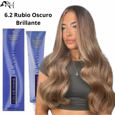 Tinte Colorianne Clássic Color 6.2 Rubio Oscuro Brillante para el cabello 100ml