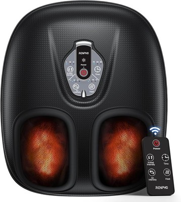 RENPHO Foot Massager Machine with Heat 2026 Upgraded Black