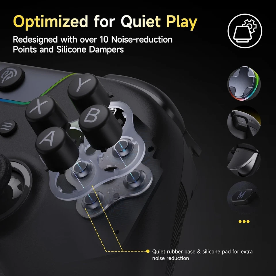 EasySMX X05 Pro Wireless Game Controller for PC Steam IOS Switch 1 & 2 Android  - Image 2 of 4