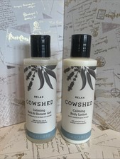 Cowshed Relax Calming Bath & Shower Gel & Body Lotion Duo 2 X 100ml BNWOB